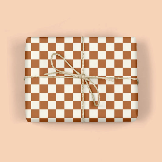 Brown Checkerboard (Roll)